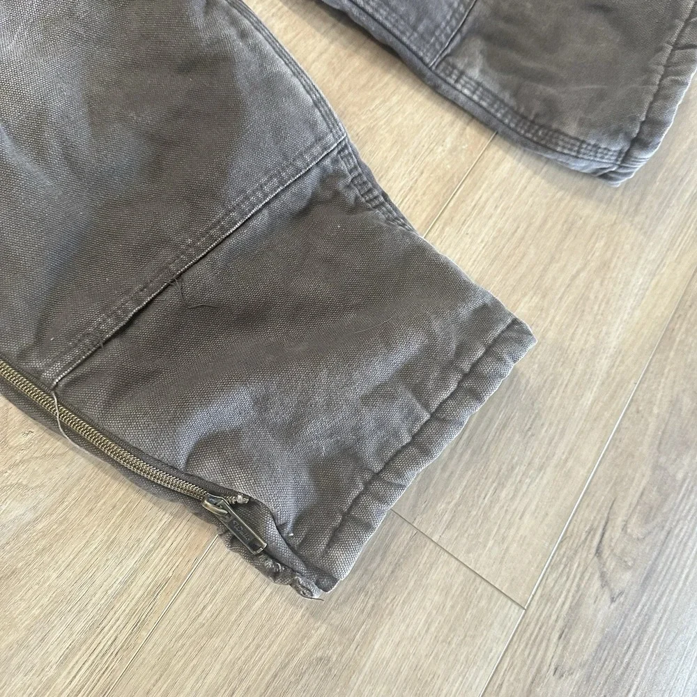 WALLS BLIZZARD Pruf Brown‎ BIB Boys Coveralls Youth Kids Large 12/14 Snow Pants